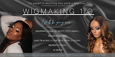Machine Wig Making Course | 1:1 Hands-On primary image