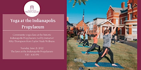 International Yoga Day at the Indianapolis Propylaeum tickets