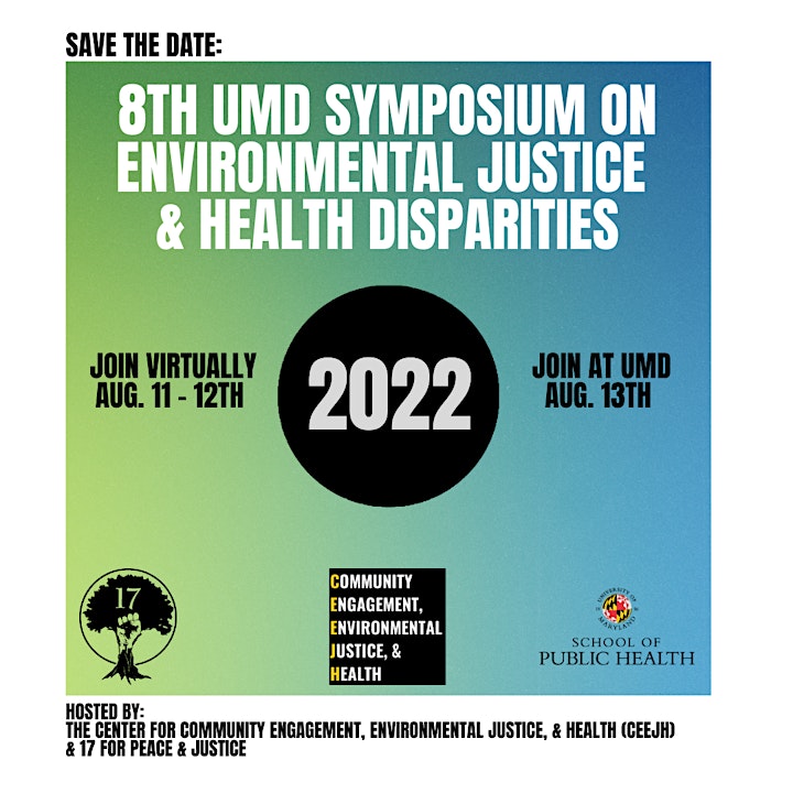 8th UMD Environmental Justice and Health Disparities Symposium (ONLINE) image