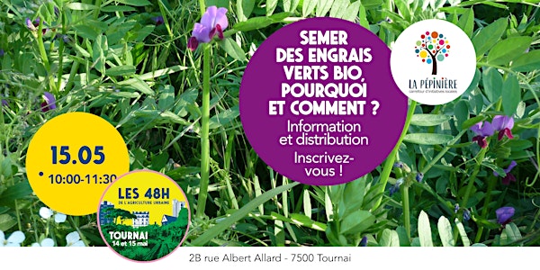 15.05 – 10:00-11:30 – Semer des engrais verts bio,  pourquoi et comment ?