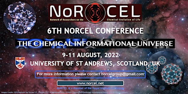 6th NoRCEL CONFERENCE: The Chemical Informational Universe