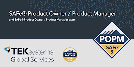 SAFe® Product Owner / Product Manager (POPM) tickets