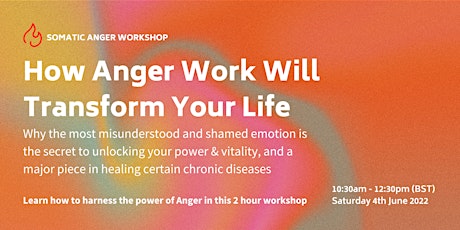 How Anger Work Will Transform Your Life - Anger & Empowerment Workshop ingressos