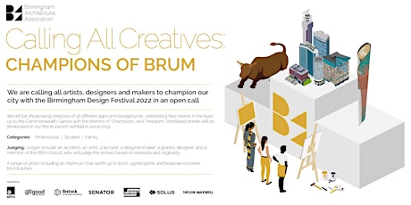 Calling All Creatives - Champions of Brum Open Call