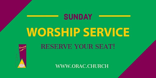 Sunday Worship Service - May 29th