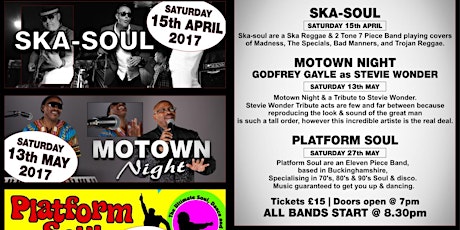 Hazelmere Community Centre: Ska-Soul | Motown Night | Platform Soul primary image