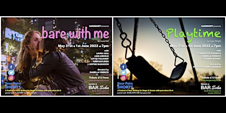 Dangerosity presents FOUR PAIRS OF SHORTS (BARE WITH ME/PLAYTIME) tickets