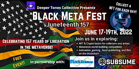 Black Meta Fest: Juneteenth 157 entradas