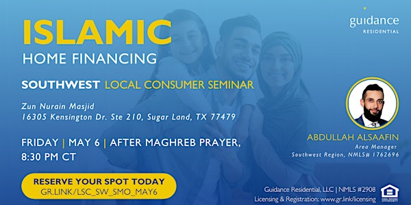 Islamic Home Financing - Sugar Land, TX