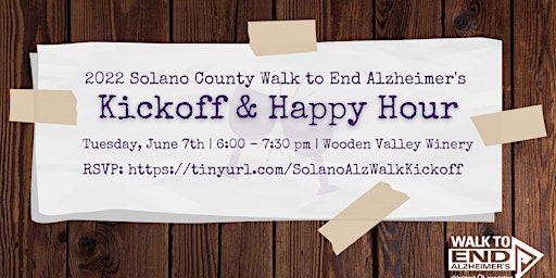 Solano County Walk to End Alzheimer's Kickoff Party