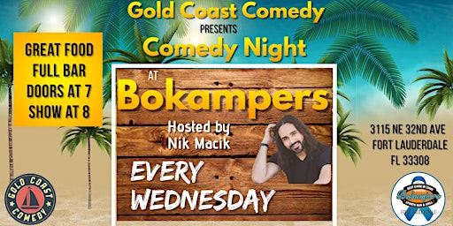 Imagem principal do evento Bokampers Comedy Night