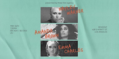 Emma Charles, Hayley Warner & Amanda Brown