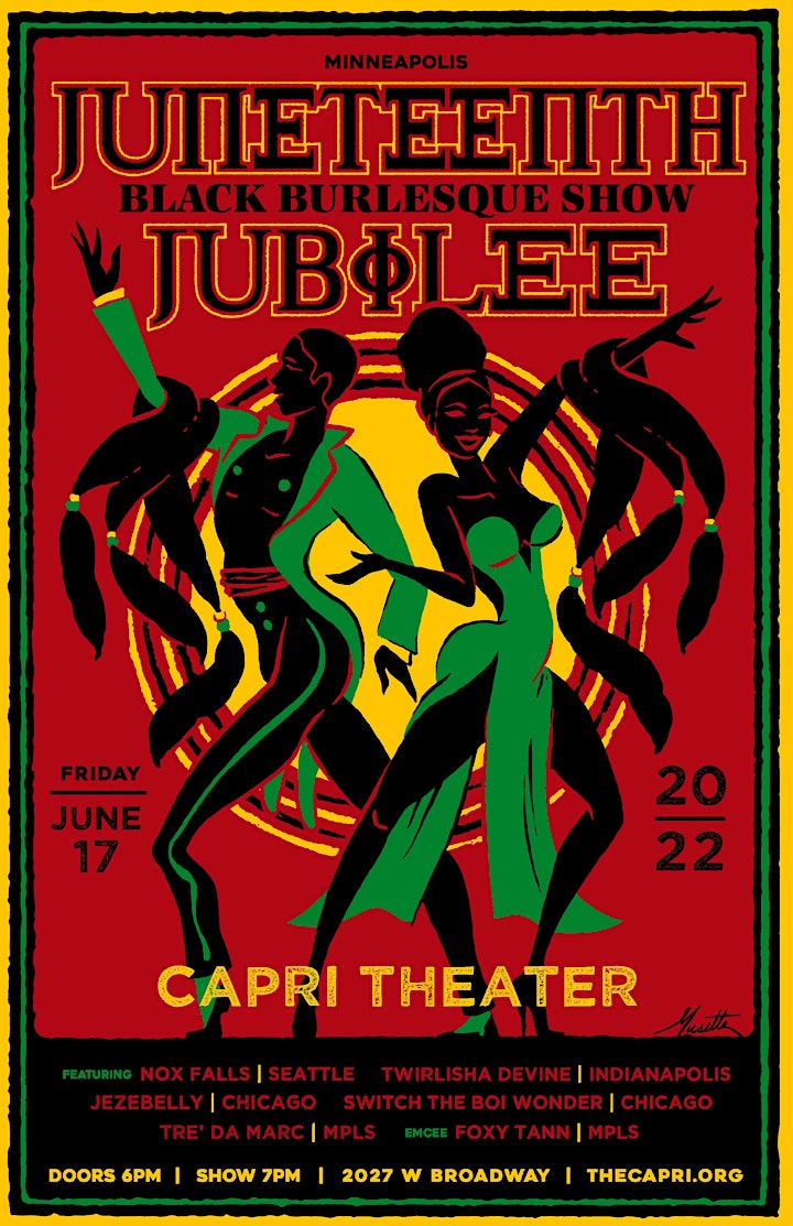 Juneteenth Jubilee: A Black Burlesque Show! image
