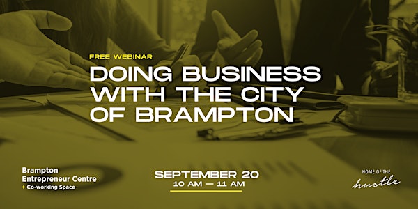 Doing Business with the City of Brampton