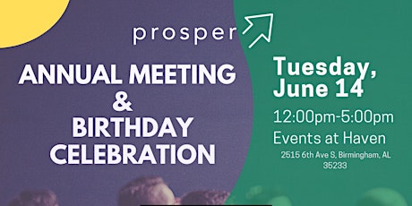 Prosper Annual Meeting tickets