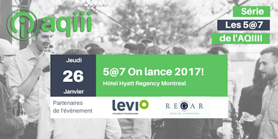 IT DRINKS - 5@7 AQIII *On lance 2017!*