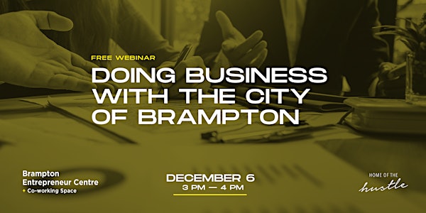 Doing Business with the City of Brampton