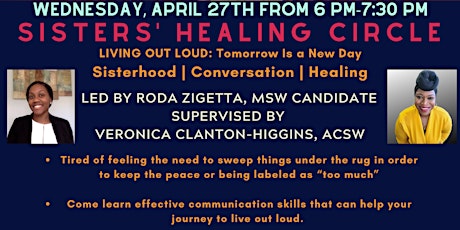 Copy of Sisters' Healing Circle: Living Out Loud - Tomorrow Is A New Day