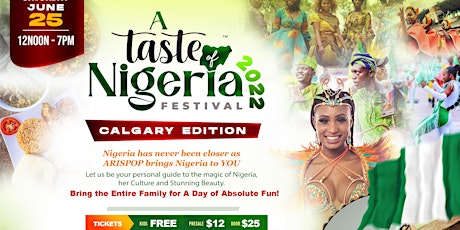A Taste of Nigeria - Calgary tickets