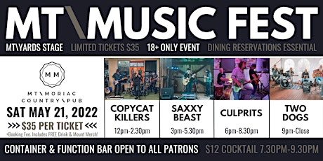MT\MUSIC FESTIVAL (feat. Copycat Killers, Two Dogs and more!) tickets