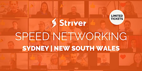 Striver Virtual Speed Networking Sydney, New South Wales tickets