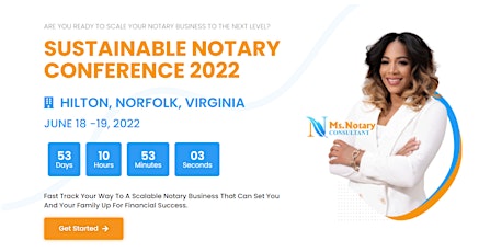 SUSTAINABLE NOTARY CONFERENCE 2022 tickets