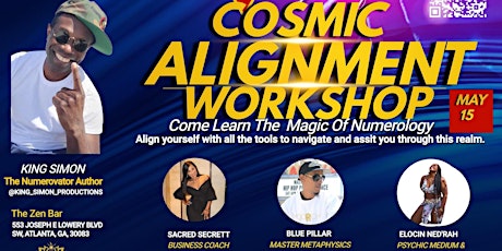 Livestream For Cosmic Alignment Workshop at The Zen Bar ATL primary image