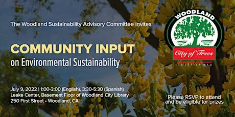 Community Input on Environmental Sustainability tickets