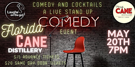 Comedy and Cocktails at Florida CANE Distillery - Live Stand Up Comedy tickets