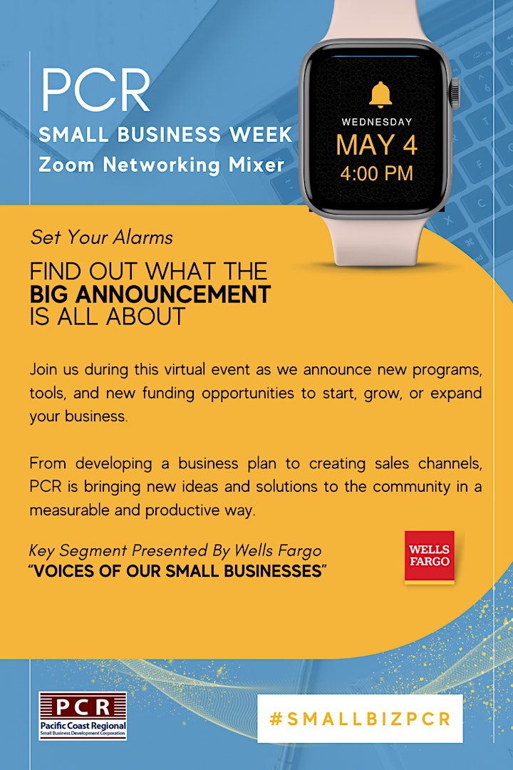 Small Business Week Zoom Networking Mixer image