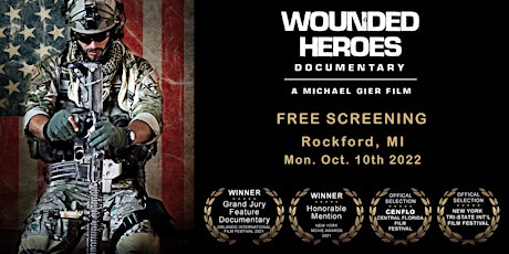 Screening of the Award Winning "Wounded Heroes" Documentary tickets