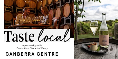 Taste Local Workshops with Contentious Character Winery tickets