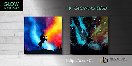 Glow Sip & Paint : Glow - Galaxy Unicorn tickets