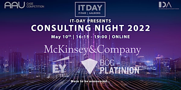Consulting Night 2022 with BCG Platinion, McKinsey & Co. and EY (ONLINE)
