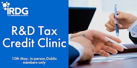 IRDG R&D Tax Credit Clinic - Dublin primary image