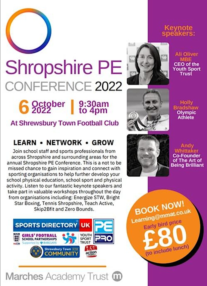 Shropshire PE Conference 2022 image