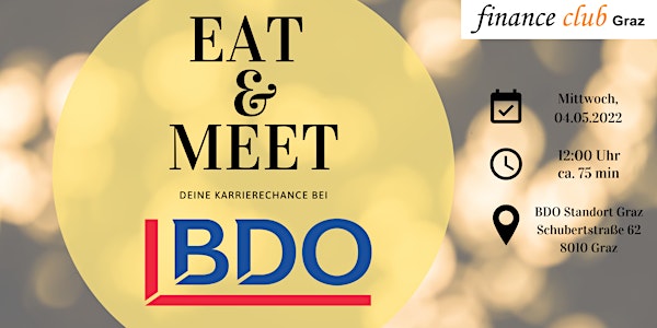 eat & meet: BDO