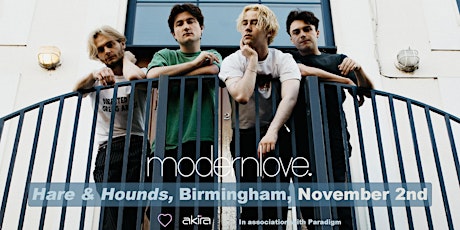 modernlove. Live @ Hare & Hounds