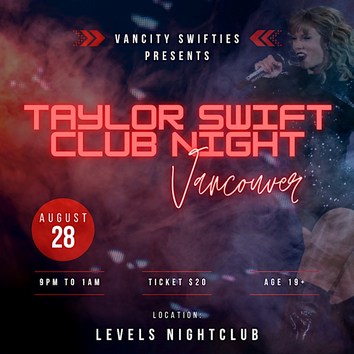 Vancouver Taylor Swift Club Night 2.0 image