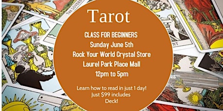 Tarot for Beginners!  Learn How to Read Cards in Just 1 Day! tickets