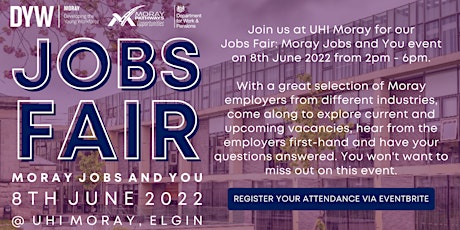 Jobs Fair - Moray Jobs and You tickets