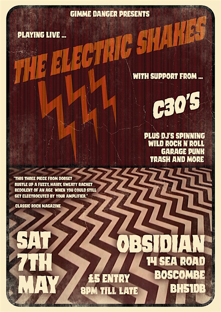 The Electric Shakes, support by C30's image