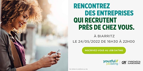 Job Dating à Biarritz : décrochez un emploi ! tickets