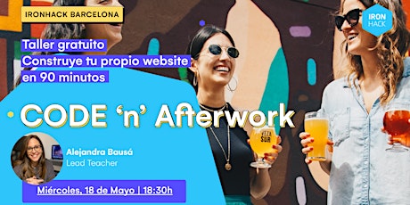 Code'n'Afterwork: Construye tu propio website en 90 minutos entradas