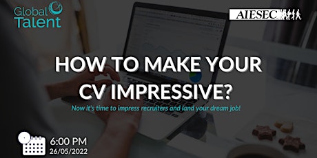 How to make your CV interesting? - with AIESEC in Hamburg Tickets