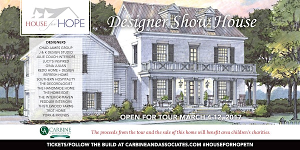 House for Hope Designer Show House presented by Carbine & Associates