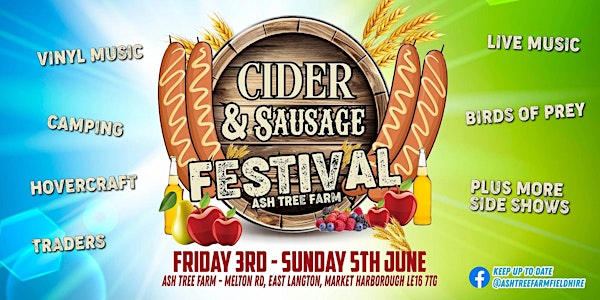 Cider & Sausage Festival (under 18s FREE)