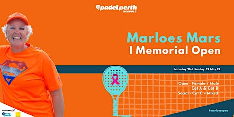 Marloes Mars - I Memorial Padel Open tickets