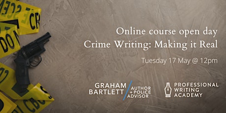 Crime Writing: Making it Real - virtual course open day tickets