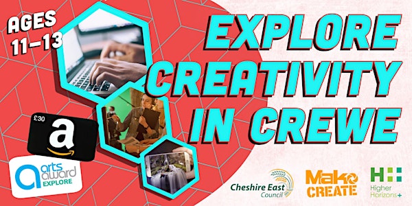Explore Creativity | 9 Week Course | 11-13 @ Crewe Library